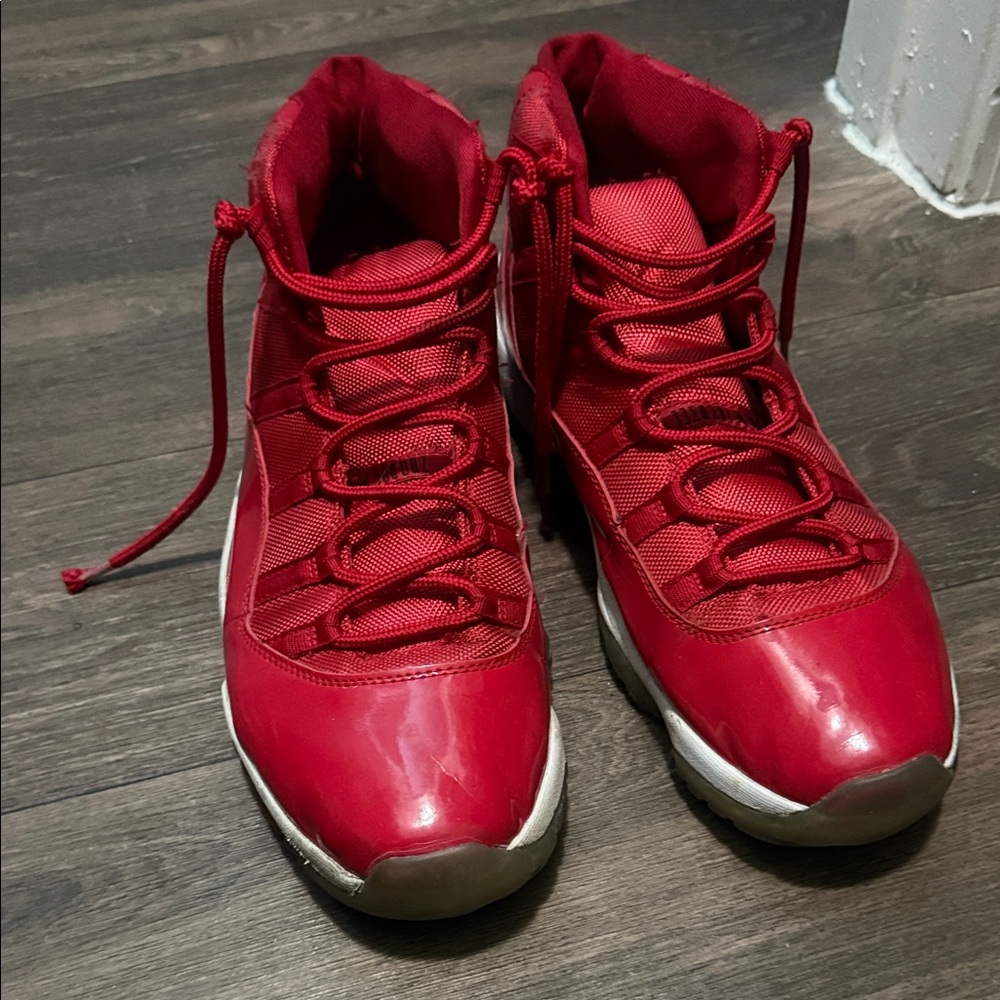 Jordan Red High-Top Sneakers